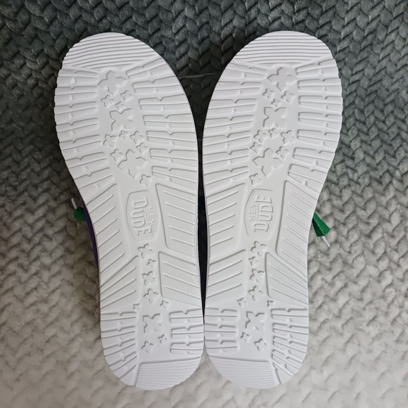 Hey Dude Women's Wendy Funk Louisiana Casual Slip-on Shoes Saints Purple Size 11 - Picture 9 of 9